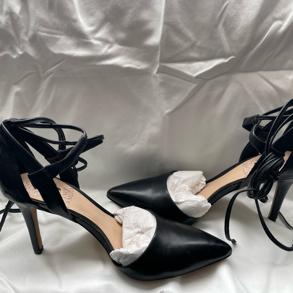 Vince Camuto Black Stiletto Heels Timeless Elegance